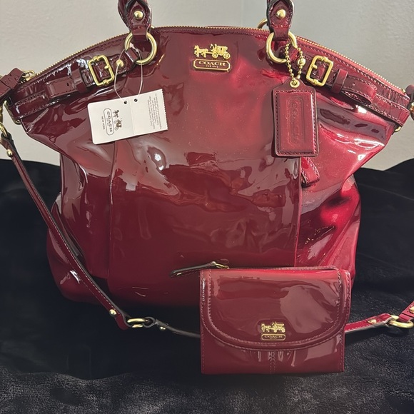 NWT Coach Patton Leather handbag and Wallet